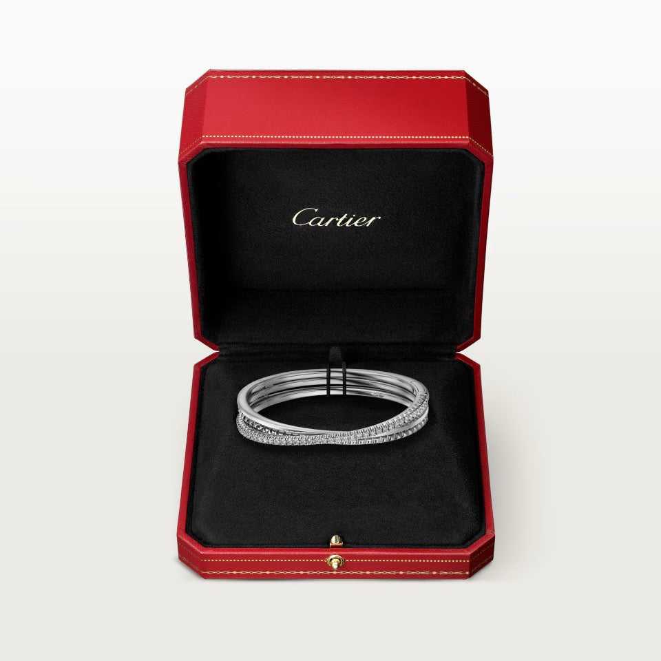 ÉTINCELLE DE CARTIER ARMREIF, HALB AUSGEFASST