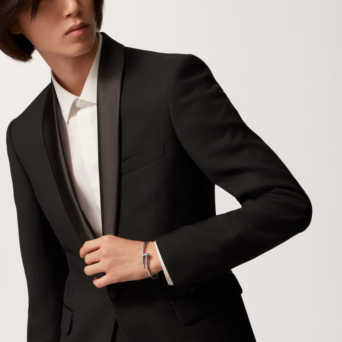 JUSTE UN CLOU ARMREIF, KLASSISCHES MODELL, MIT DIAMANTEN