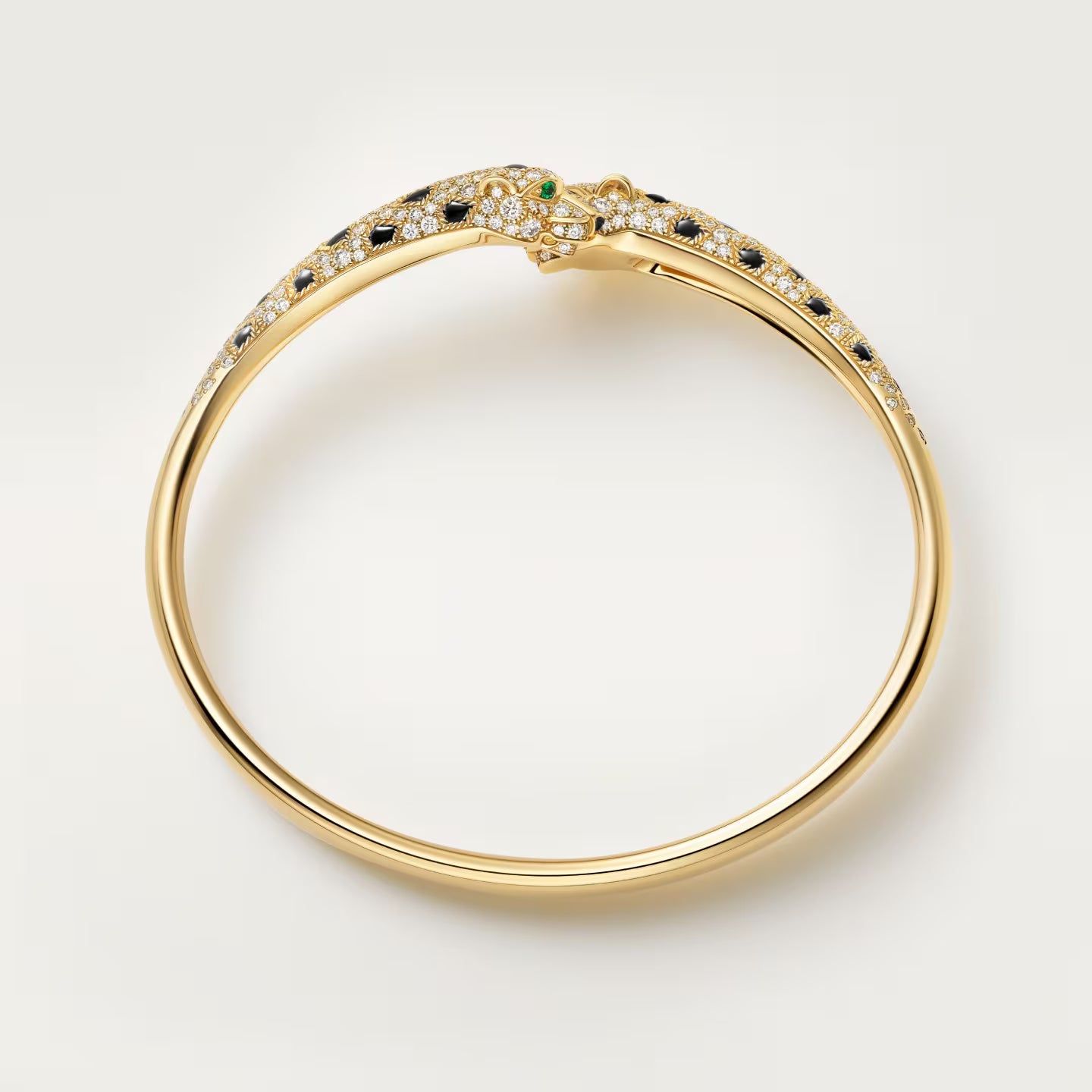 PANTHÈRE DE CARTIER ARMREIF, HALB AUSGEFASST