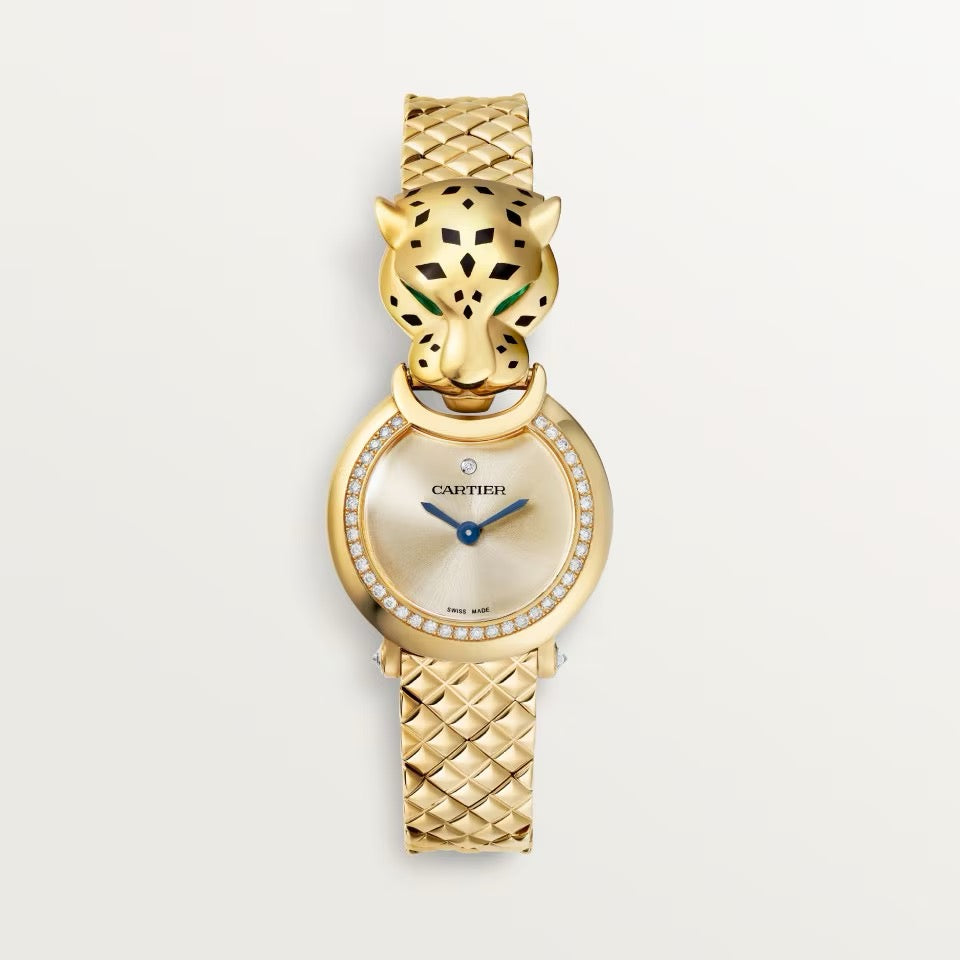 La Panthère de Cartier – Schmuckuhr in 750er Gelbgold
