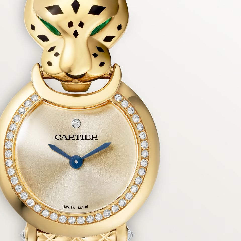 La Panthère de Cartier – Schmuckuhr in 750er Gelbgold